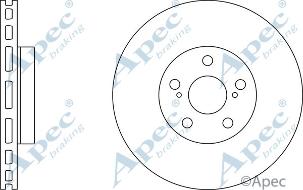 APEC BRAKING Тормозной диск DSK2471